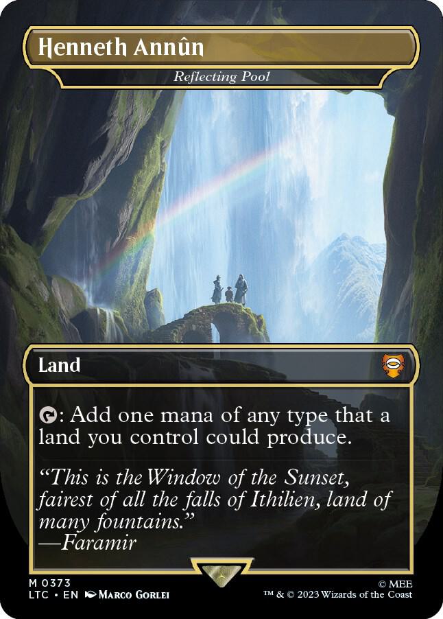 Henneth Annûn - Reflecting Pool 373 (Commander: The Lord of the Rings: Tales of Middle-earth)  - Borderless Foil | Good Games Modbury