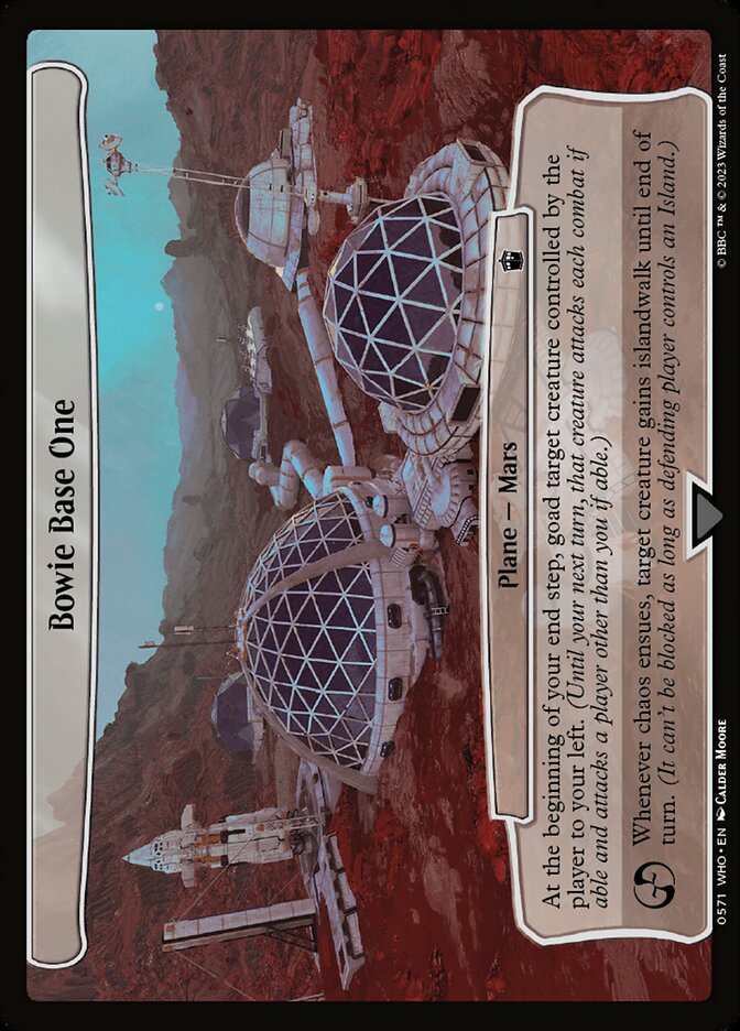Bowie Base One 571/331 (Planechase: Universes Beyond: Doctor Who)  | Good Games Modbury