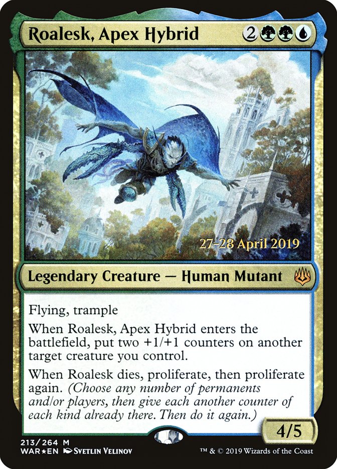 Roalesk, Apex Hybrid [War of the Spark Prerelease Promos] | Good Games Modbury