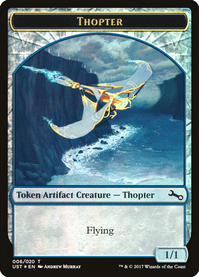 Thopter // Thopter Double-Sided Token [Unstable Tokens] | Good Games Modbury
