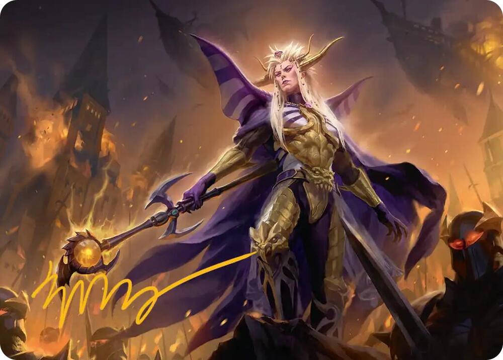 The Emperor of Palamecia Art Card Gold Stamped Signature 13 (Art Series: FINAL FANTASY)  | Good Games Modbury