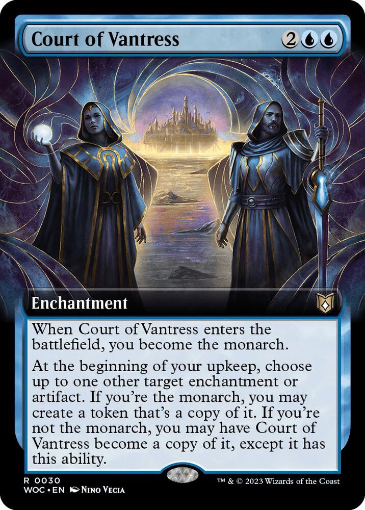 Court of Vantress 30/173 (Commander: Wilds of Eldraine)  - Extended Art Foil | Good Games Modbury