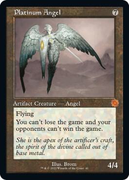 Platinum Angel 41/63 (The Brothers' War: Retro Frame Artifacts)  - Foil | Good Games Modbury