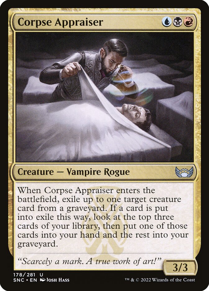 Corpse Appraiser 178/281 (Streets of New Capenna)  - Foil | Good Games Modbury