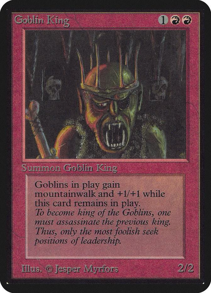 Goblin King 154/295 (Alpha Edition)  | Good Games Modbury