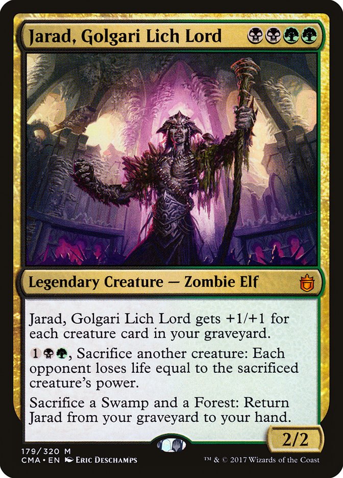 Jarad, Golgari Lich Lord [Commander Anthology] | Good Games Modbury