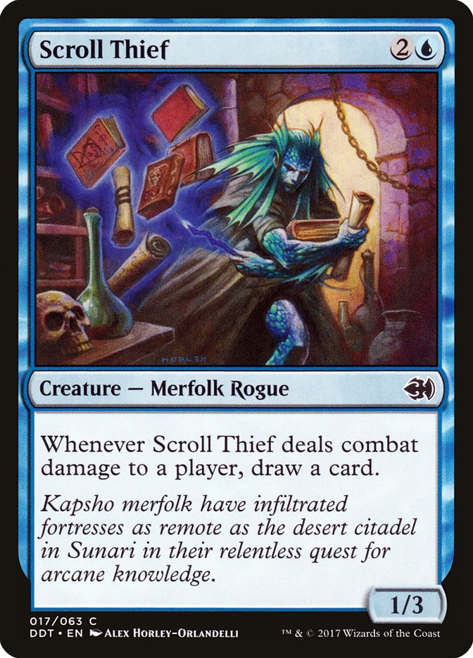 Scroll Thief 17/63 (Duel Decks: Merfolk vs. Goblins)  | Good Games Modbury