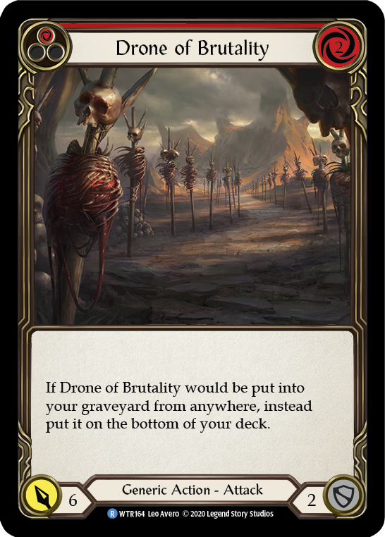 Drone of Brutality (Red) [U-WTR164] (Welcome to Rathe Unlimited)  Unlimited Normal | Good Games Modbury