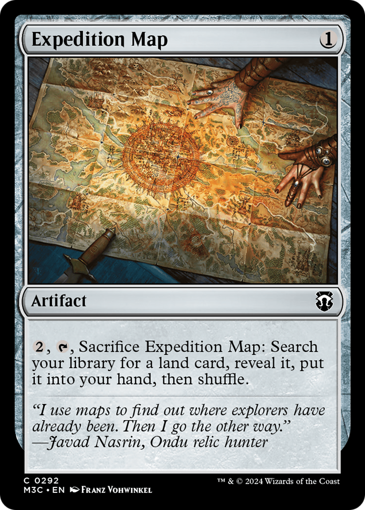 Expedition Map (Ripple Foil) [Modern Horizons 3 Commander] | Good Games Modbury