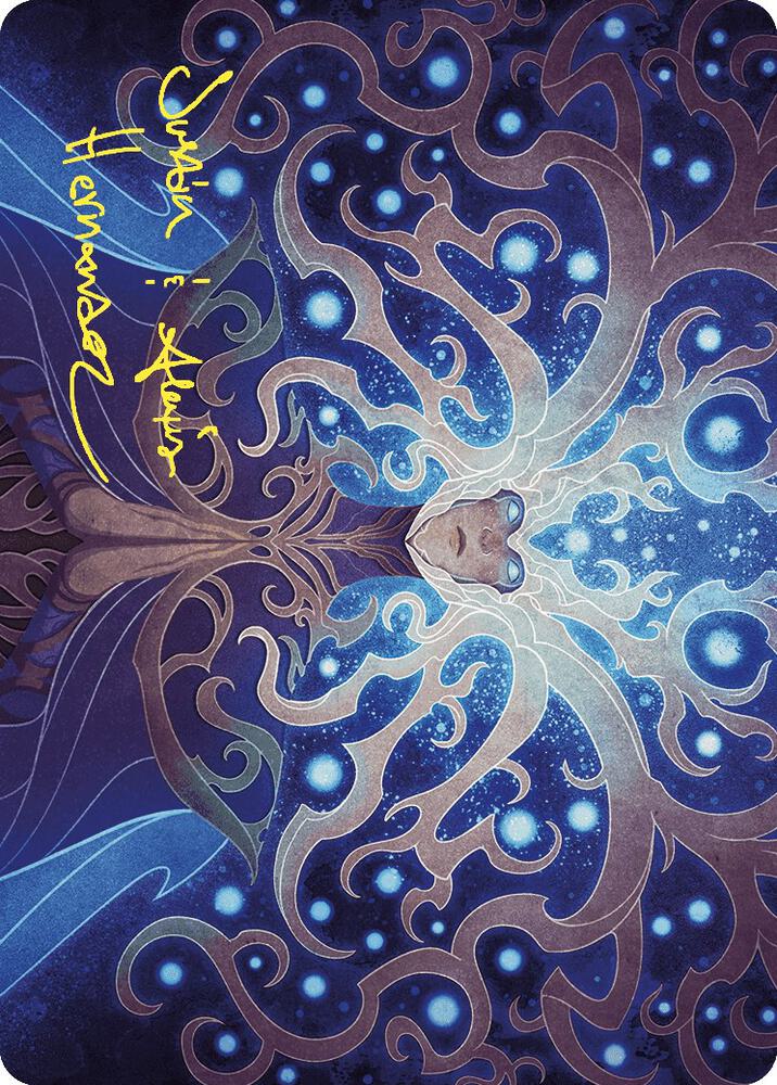 Omniscience Art Card Gold Stamped Signature 68 (Art Series: Wilds of Eldraine)  | Good Games Modbury