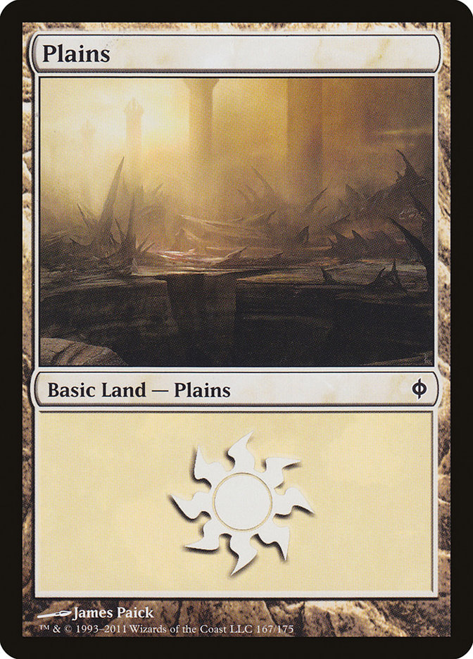 Plains (167) [New Phyrexia] | Good Games Modbury