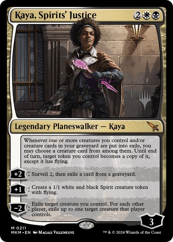 Kaya Spirits Justice 211 (Promo Pack: Murders at Karlov Manor)  - Foil | Good Games Modbury