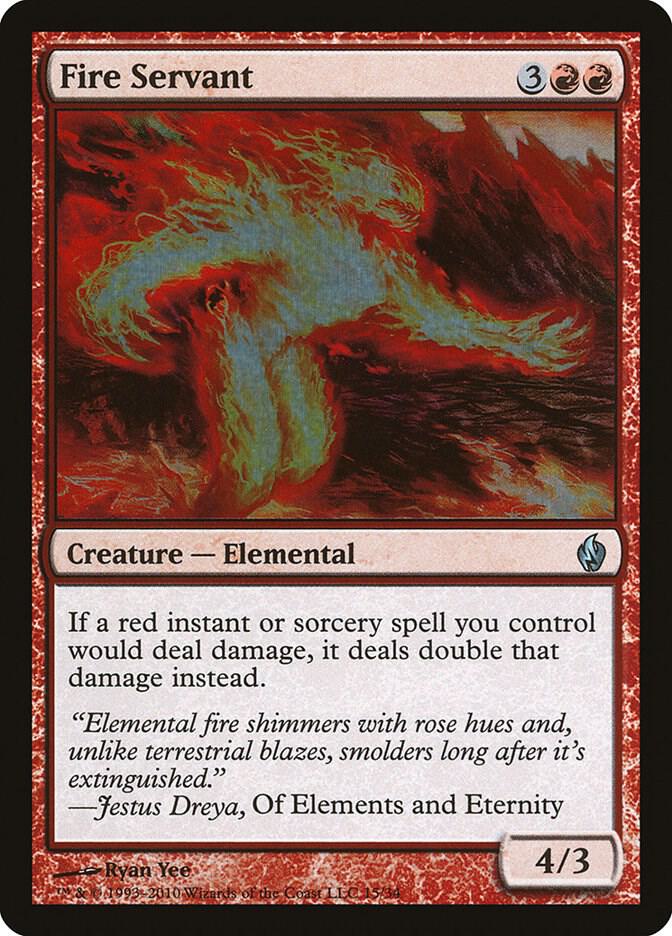 Fire Servant 15/34 (Premium Deck Series: Fire and Lightning)  - Foil | Good Games Modbury