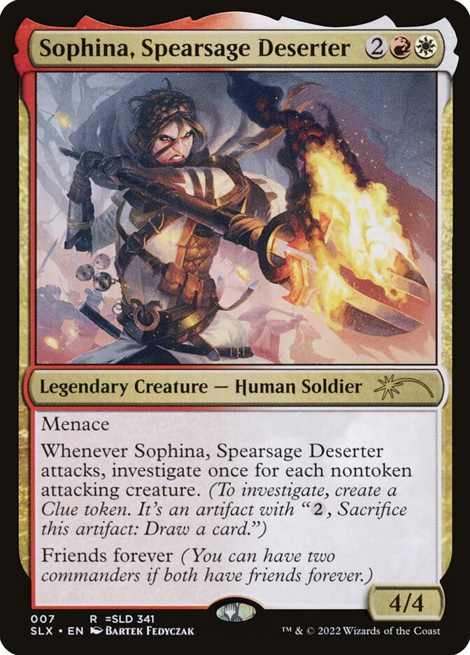 Sophina, Spearsage Deserter 7/32 (SLX Cards)  | Good Games Modbury