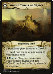 Hadana's Climb // Winged Temple of Orazca [Rivals of Ixalan Prerelease Promos] | Good Games Modbury