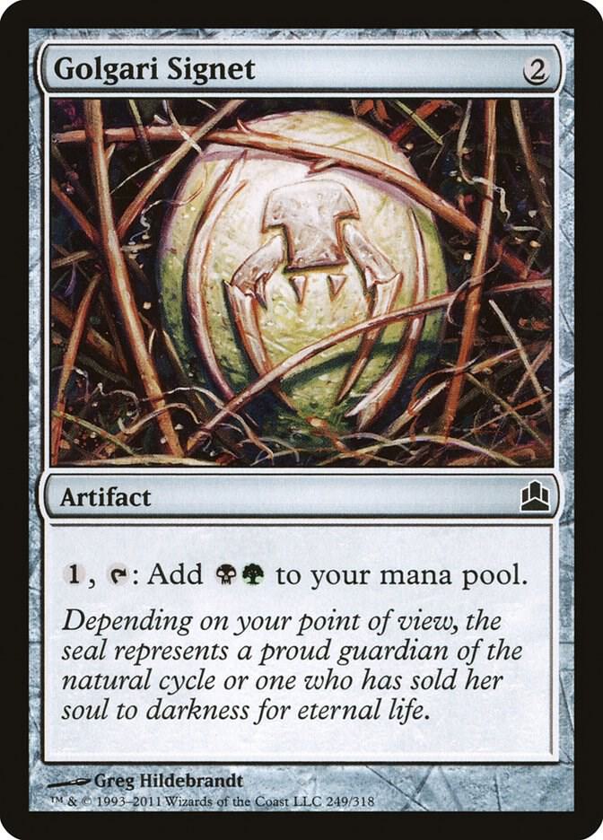 Golgari Signet 249/318 (Commander)  | Good Games Modbury