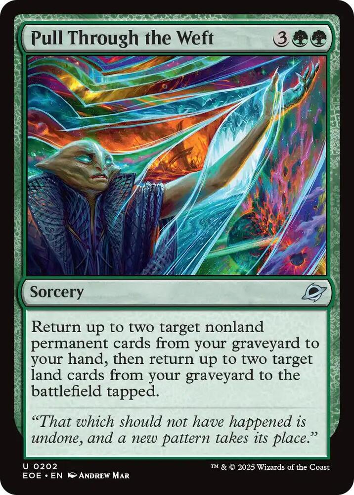 Pull Through the Weft 202/276 (Edge of Eternities)  - Foil | Good Games Modbury