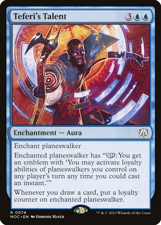 Teferi's Talent 74/444 (Commander: March of the Machine)  - Foil | Good Games Modbury