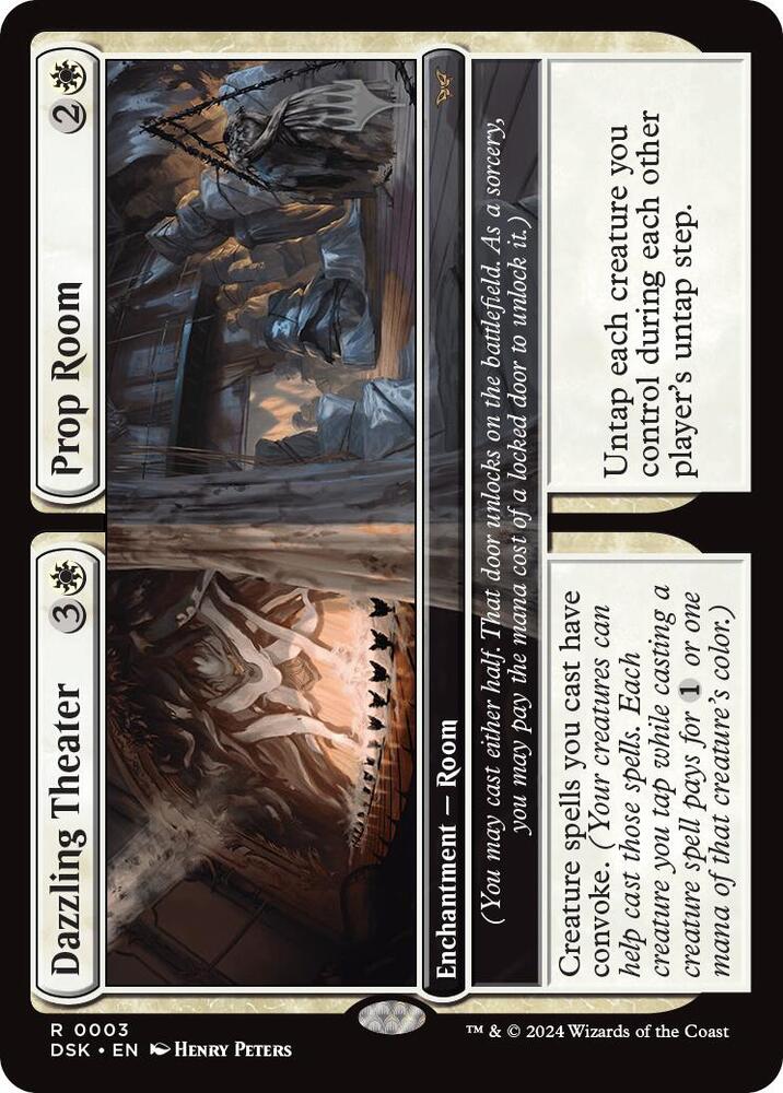 Dazzling Theater Prop Room 3 (Promo Pack: Duskmourn: House of Horror)  - Foil | Good Games Modbury