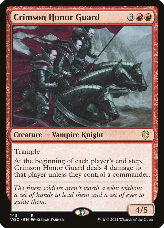 Crimson Honor Guard 145/38 (Commander: Innistrad: Crimson Vow)  | Good Games Modbury