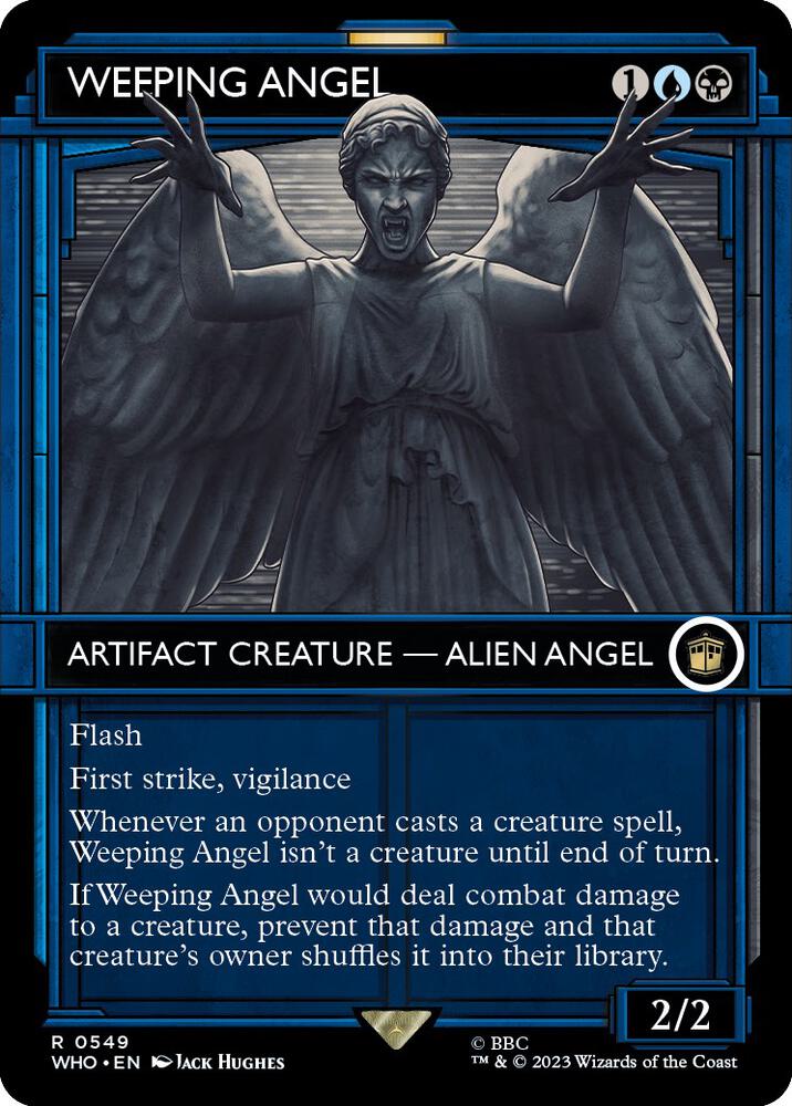 Weeping Angel 549 (Universes Beyond: Doctor Who)  - Showcase Foil | Good Games Modbury