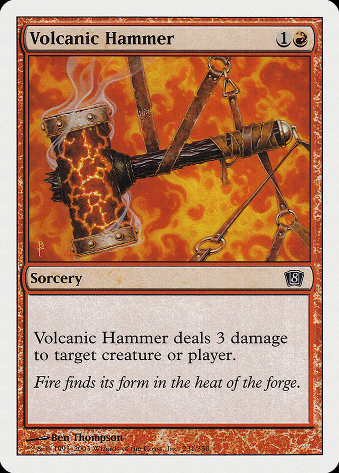 Volcanic Hammer [Eighth Edition] | Good Games Modbury