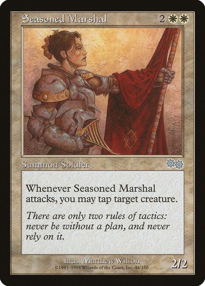 Seasoned Marshal 44/350 (Urza's Saga)  | Good Games Modbury