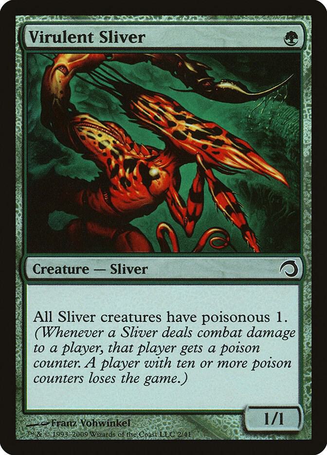 Virulent Sliver 2/41 (Premium Deck Series: Slivers)  - Foil | Good Games Modbury