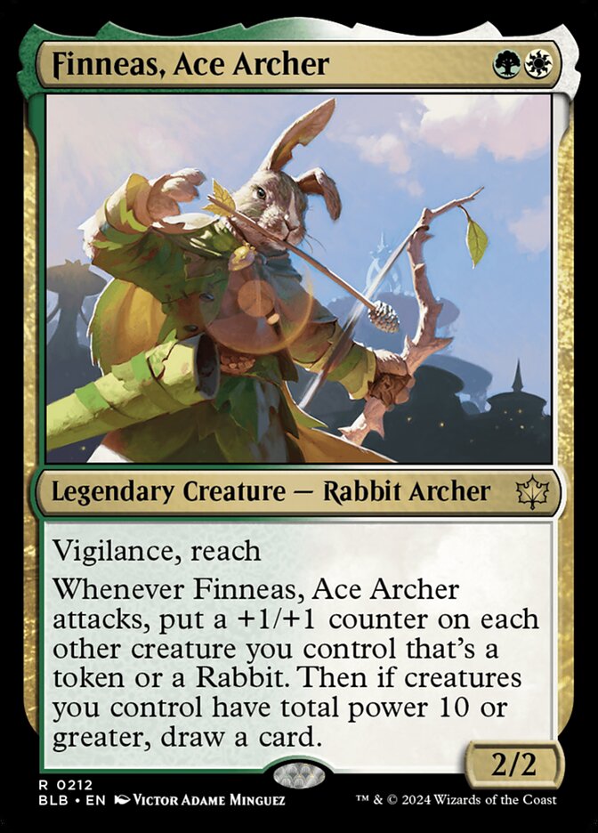 Finneas, Ace Archer 212 (Bloomburrow)  - Foil | Good Games Modbury