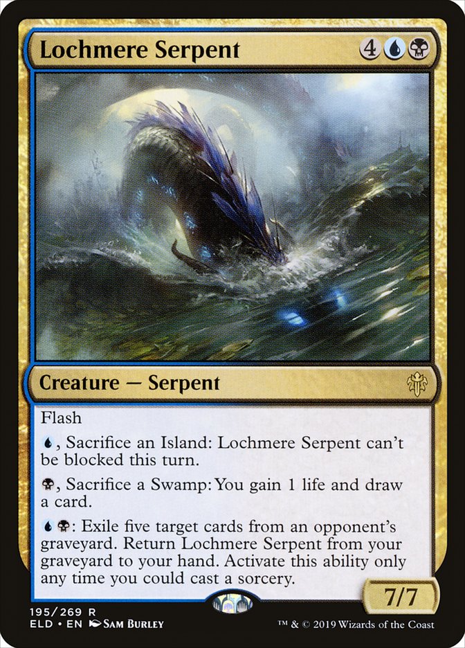 Lochmere Serpent 195/269 (Throne of Eldraine)  - Foil | Good Games Modbury