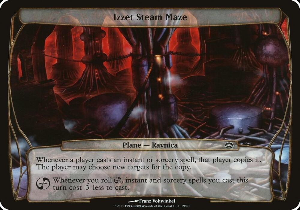 Izzet Steam Maze Planechase 19/40 (Oversize Cards)  | Good Games Modbury