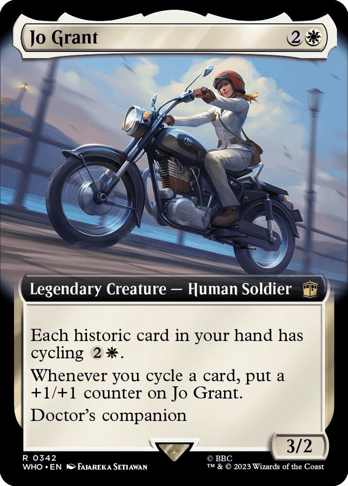 Jo Grant 342/331 (Universes Beyond: Doctor Who)  - Extended Art | Good Games Modbury
