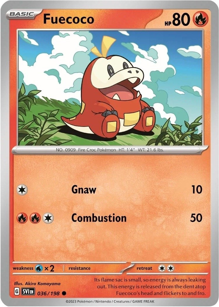 Fuecoco (036/198) (Paldea Collection) [Scarlet & Violet: Base Set] | Good Games Modbury
