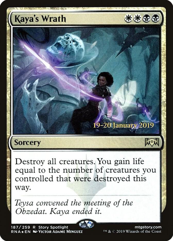 Kayas Wrath 187s/81 (Prerelease Cards)  - Foil | Good Games Modbury