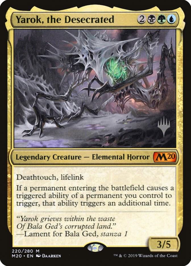Yarok the Desecrated 220 (Promo Pack: Core Set 2020)  - Foil | Good Games Modbury