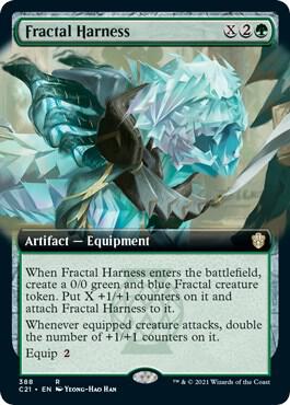 Fractal Harness Extended Art 388/81 (Commander 2021)  | Good Games Modbury