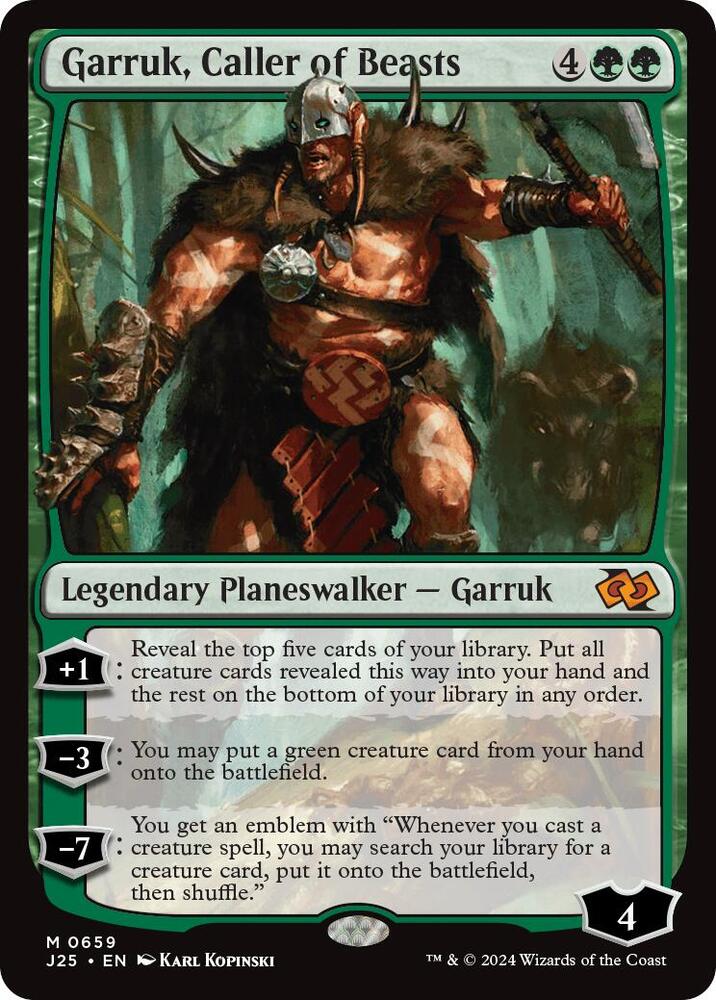 Garruk, Caller of Beasts 659/779 (Foundations Jumpstart)  | Good Games Modbury