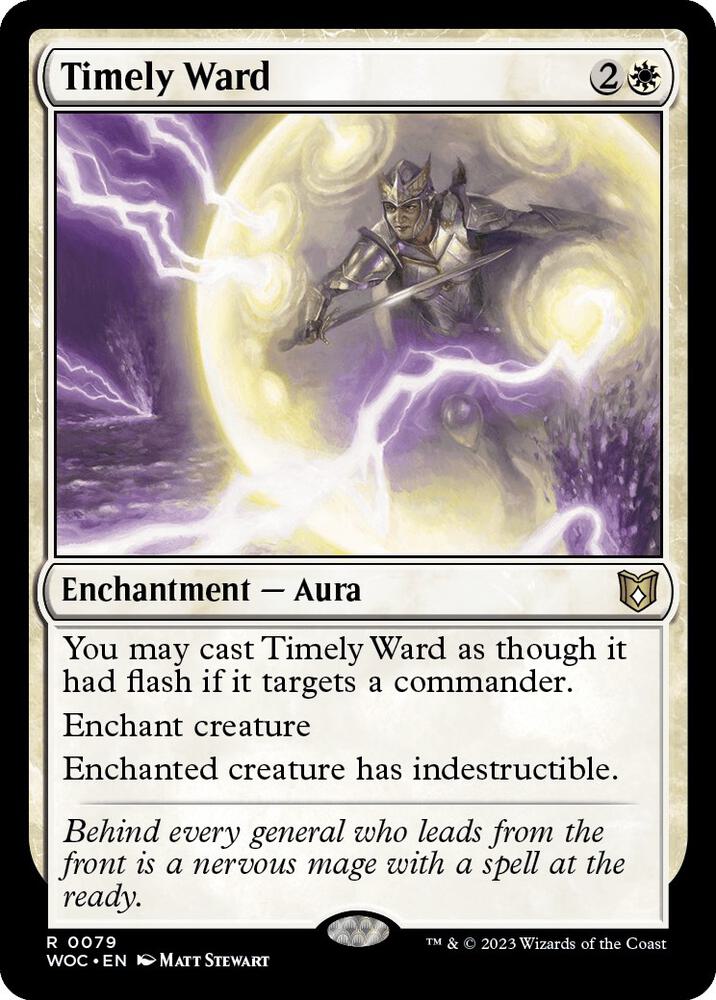 Timely Ward 79/173 (Commander: Wilds of Eldraine)  | Good Games Modbury