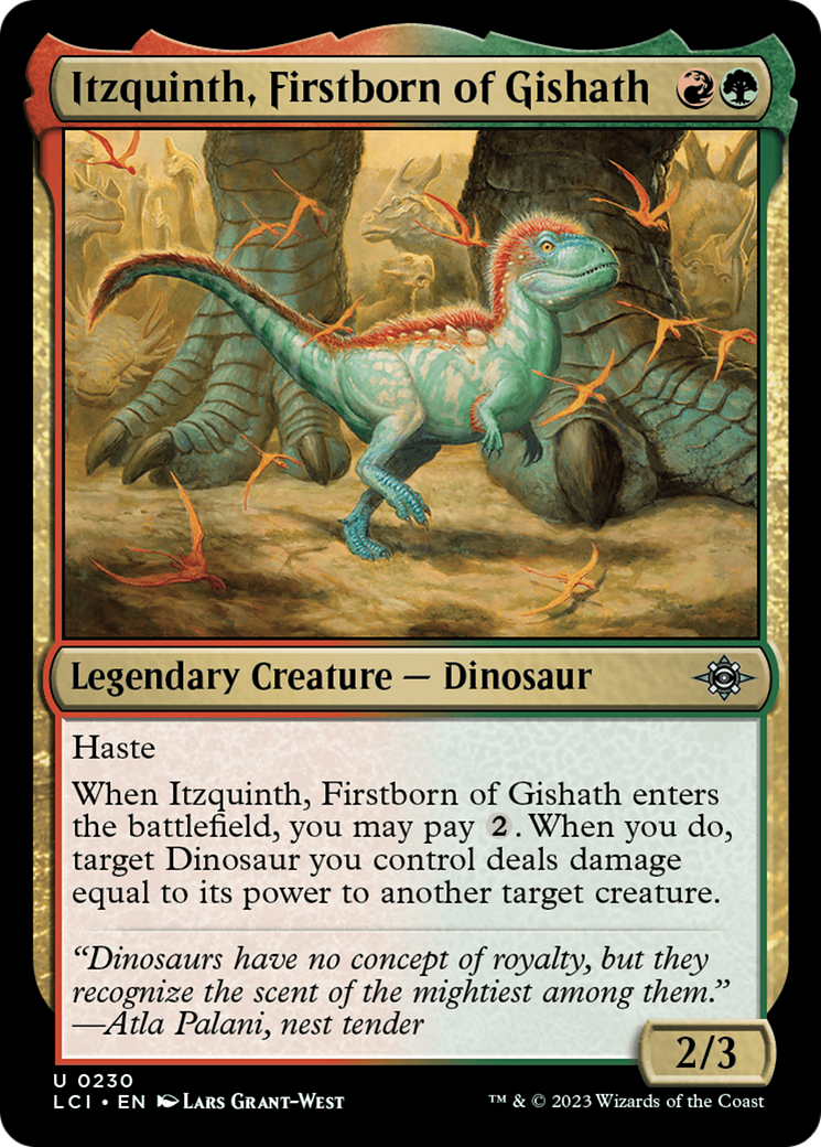 Itzquinth, Firstborn of Gishath [The Lost Caverns of Ixalan] | Good Games Modbury