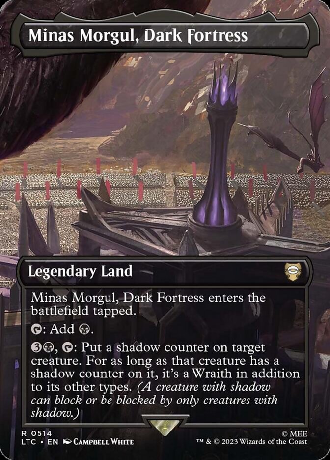 Minas Morgul, Dark Fortress 514 (Commander: The Lord of the Rings: Tales of Middle-earth)  - Borderless | Good Games Modbury