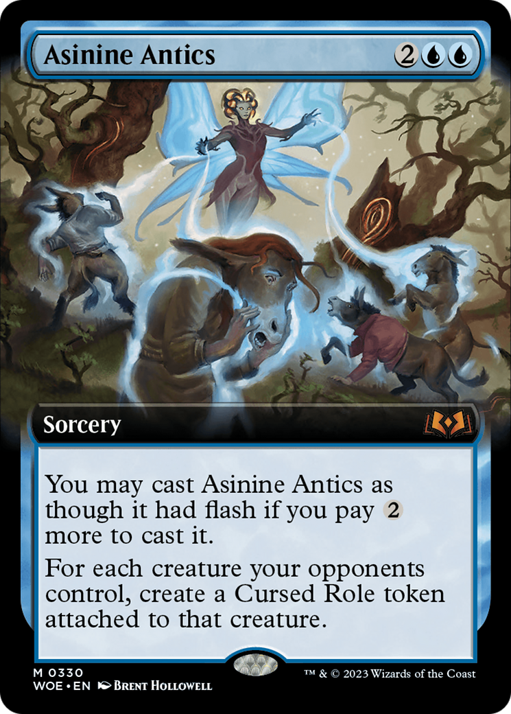 Asinine Antics (Extended Art) [Wilds of Eldraine] | Good Games Modbury