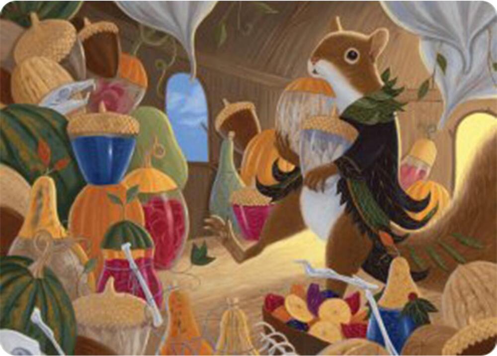 Stocking the Pantry Art Card 24 (Art Series: Bloomburrow)  | Good Games Modbury