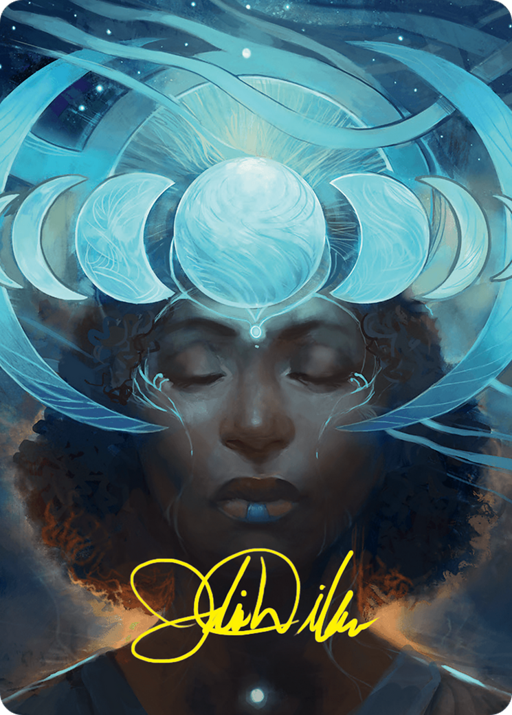 Lunar Insight Art Card (31/54) (Gold-Stamped Signature) [Foundations Art Series] | Good Games Modbury
