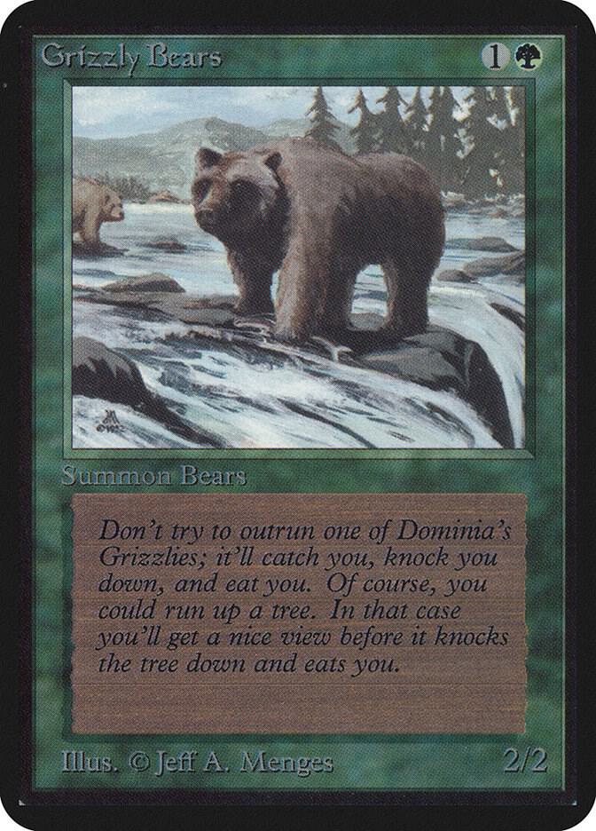 Grizzly Bears 199/295 (Alpha Edition)  | Good Games Modbury