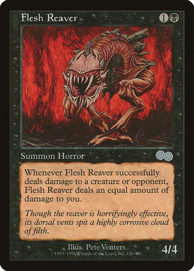 Flesh Reaver 136/350 (Urza's Saga)  | Good Games Modbury