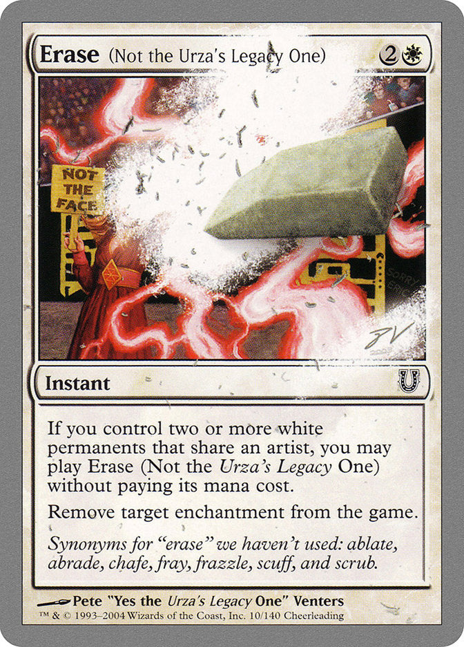 Erase (Not the Urza's Legacy One) 10 (Unhinged)  | Good Games Modbury