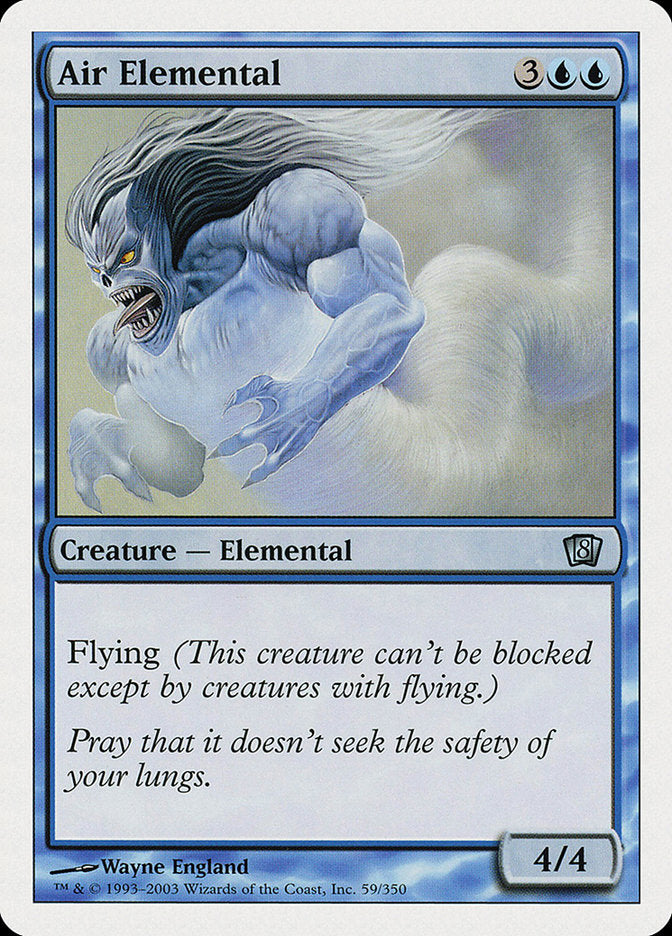 Air Elemental [Eighth Edition] | Good Games Modbury