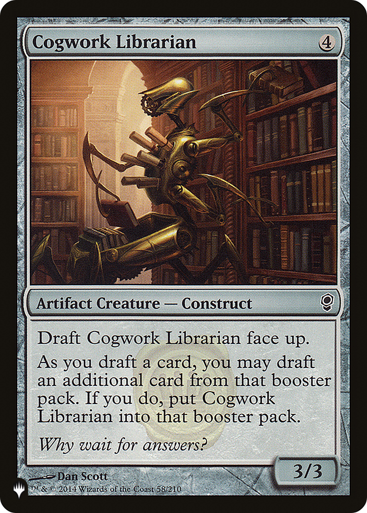 Cogwork Librarian [The List Reprints] | Good Games Modbury