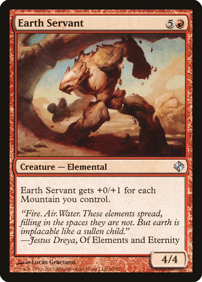 Earth Servant 60/77 (Duel Decks: Venser vs. Koth)  | Good Games Modbury
