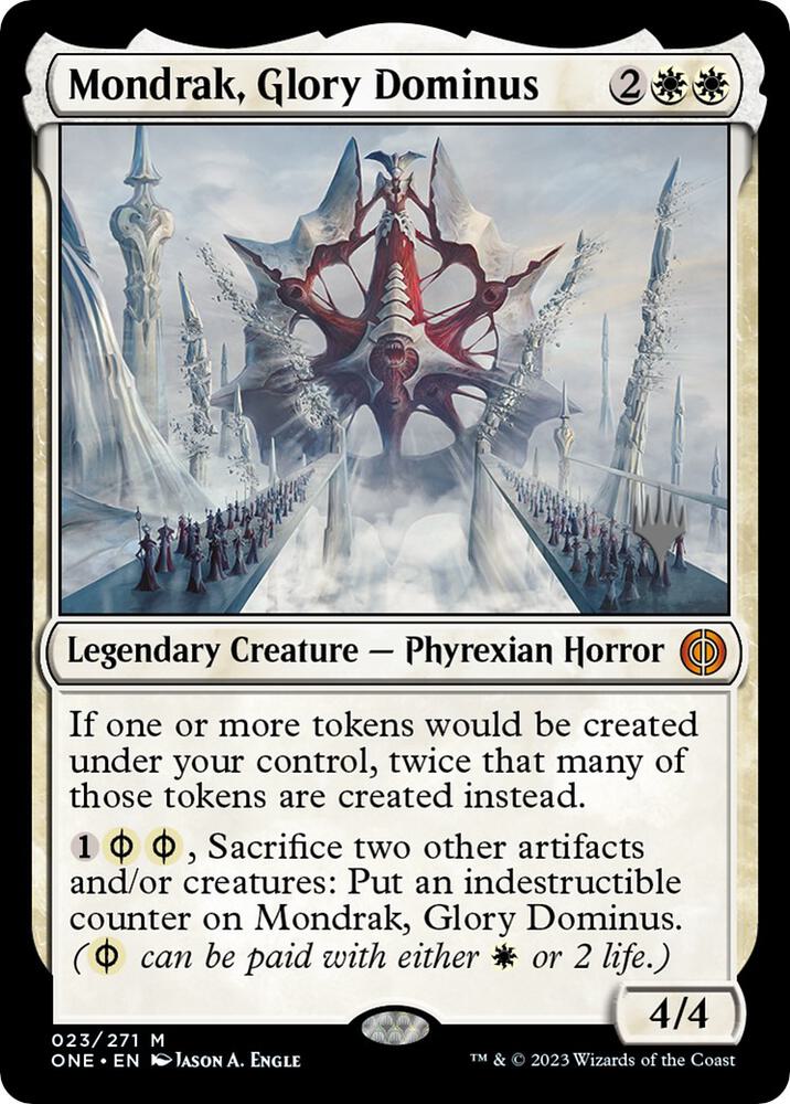 Mondrak Glory Dominus 23 (Promo Pack: Phyrexia: All Will Be One)  | Good Games Modbury
